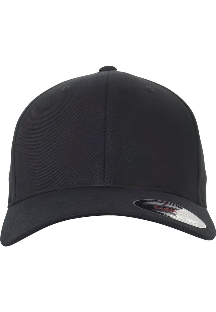 FF-6377-00007-0053 Cappellino Brushed Twill Flexfit nero S/M