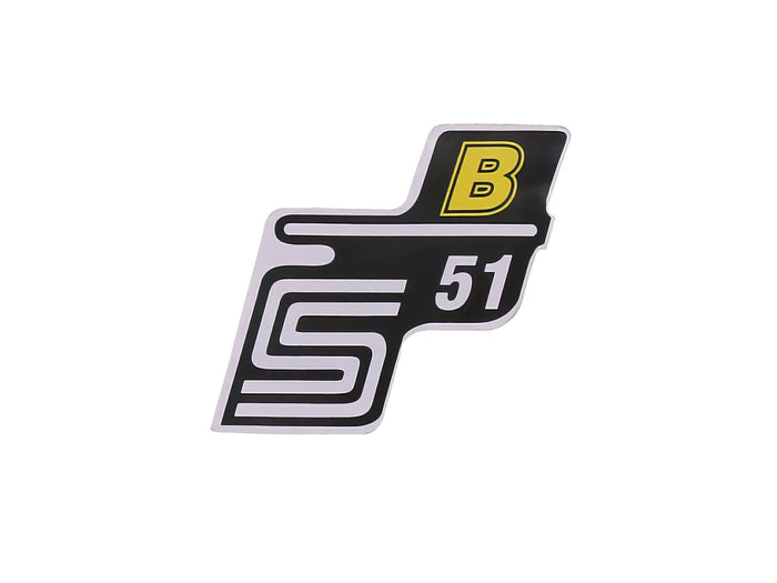 MOF-41997 Adesivo S51 B giallo Simson S51, COD: MOF-41997