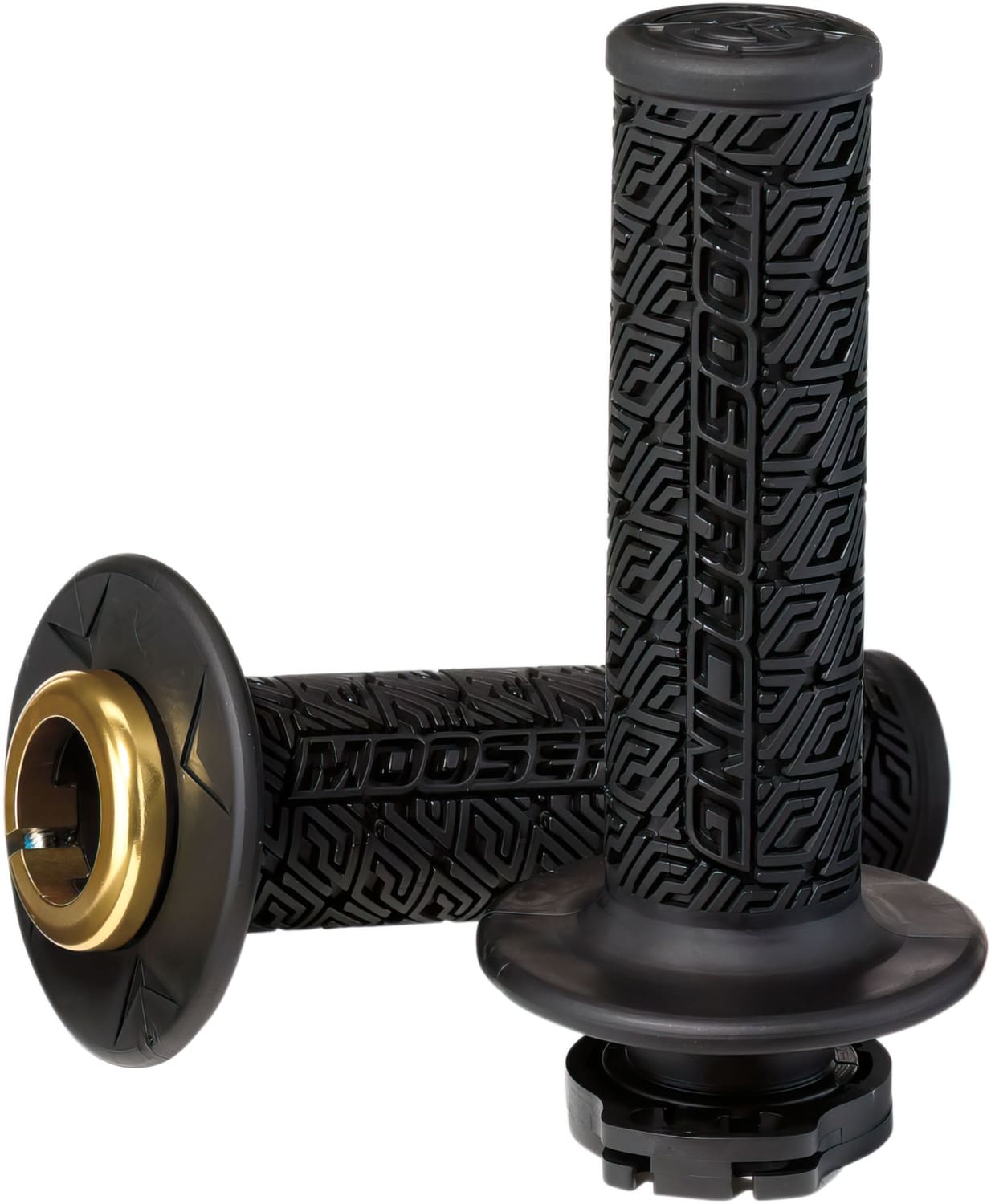 MR06302535 Manopole Lock-On Moose nero / dorato, COD: MR06302535