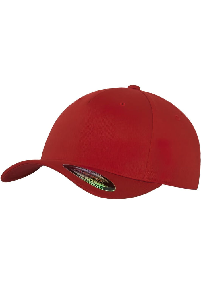 FF-6560-00199-0053 Cappellino 5 Panel Flexfit rosso S/M