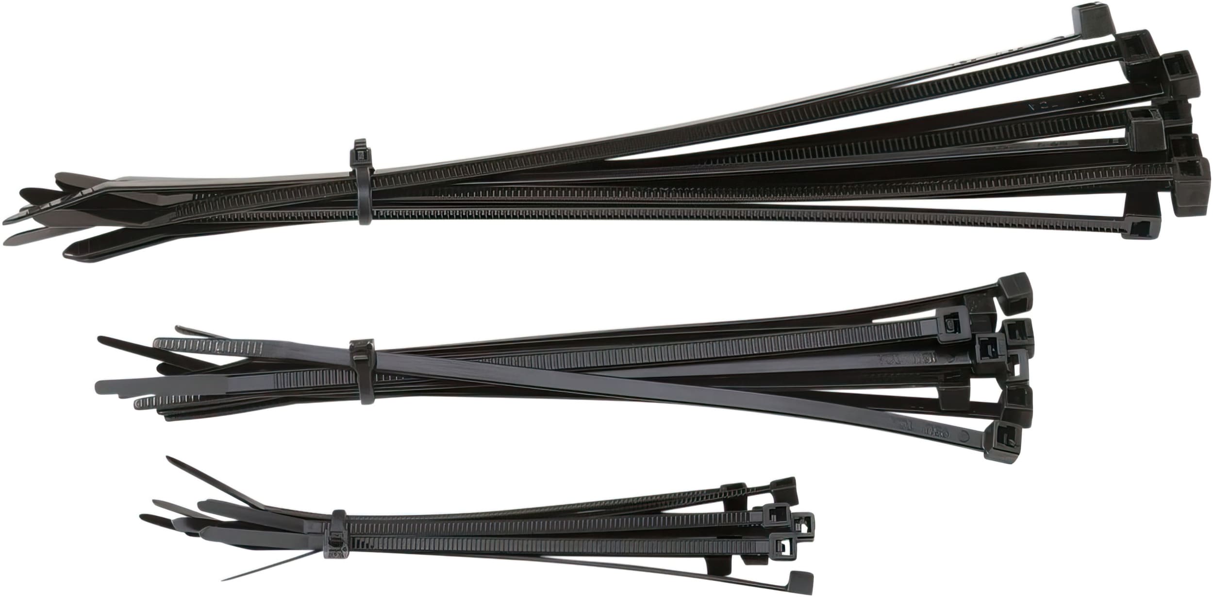 MR24040589 Fascette cavi 10cm / 15cm / 20cm arancione (x30)