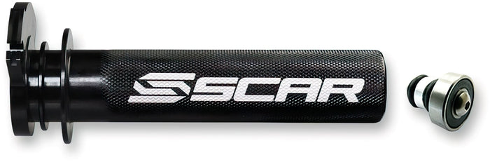 SC-06320702 Tubo comando gas Scaralluminio con cuscinetto KTM / Husqvarna 2T nero, COD: SC-06320702