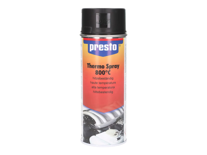 PTO33620 Vernice resistente al calore Presto nero opaco 800°C 400ml, COD: PTO33620