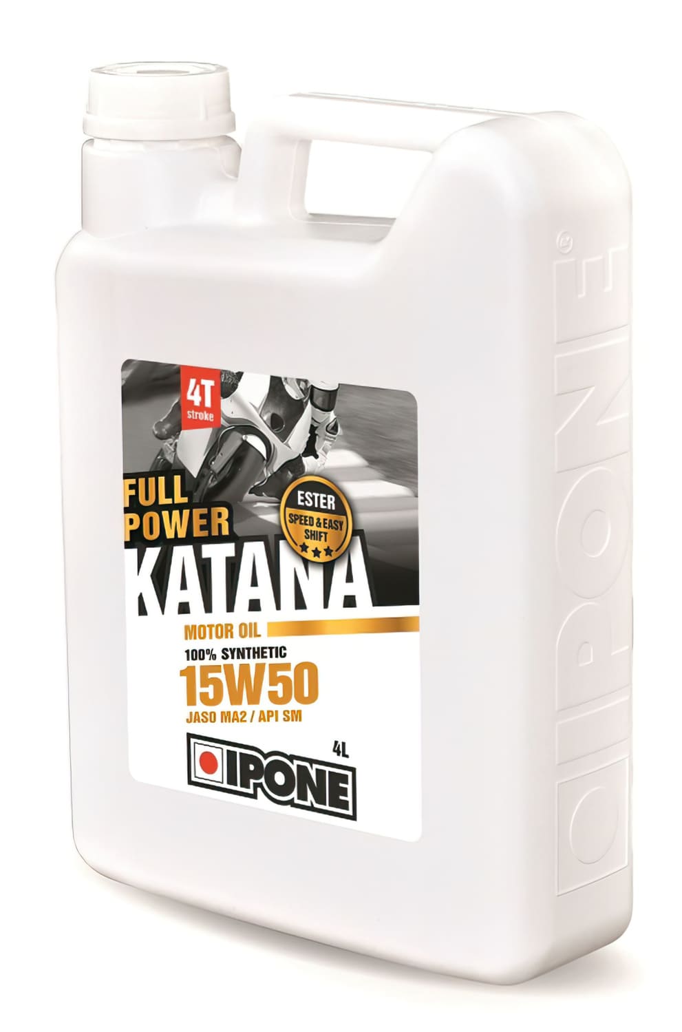 IP-800358 Olio Motore 4 tempi 15W50 Ipone Full Power Katana 100% sintetico 4L, COD: IP-800358