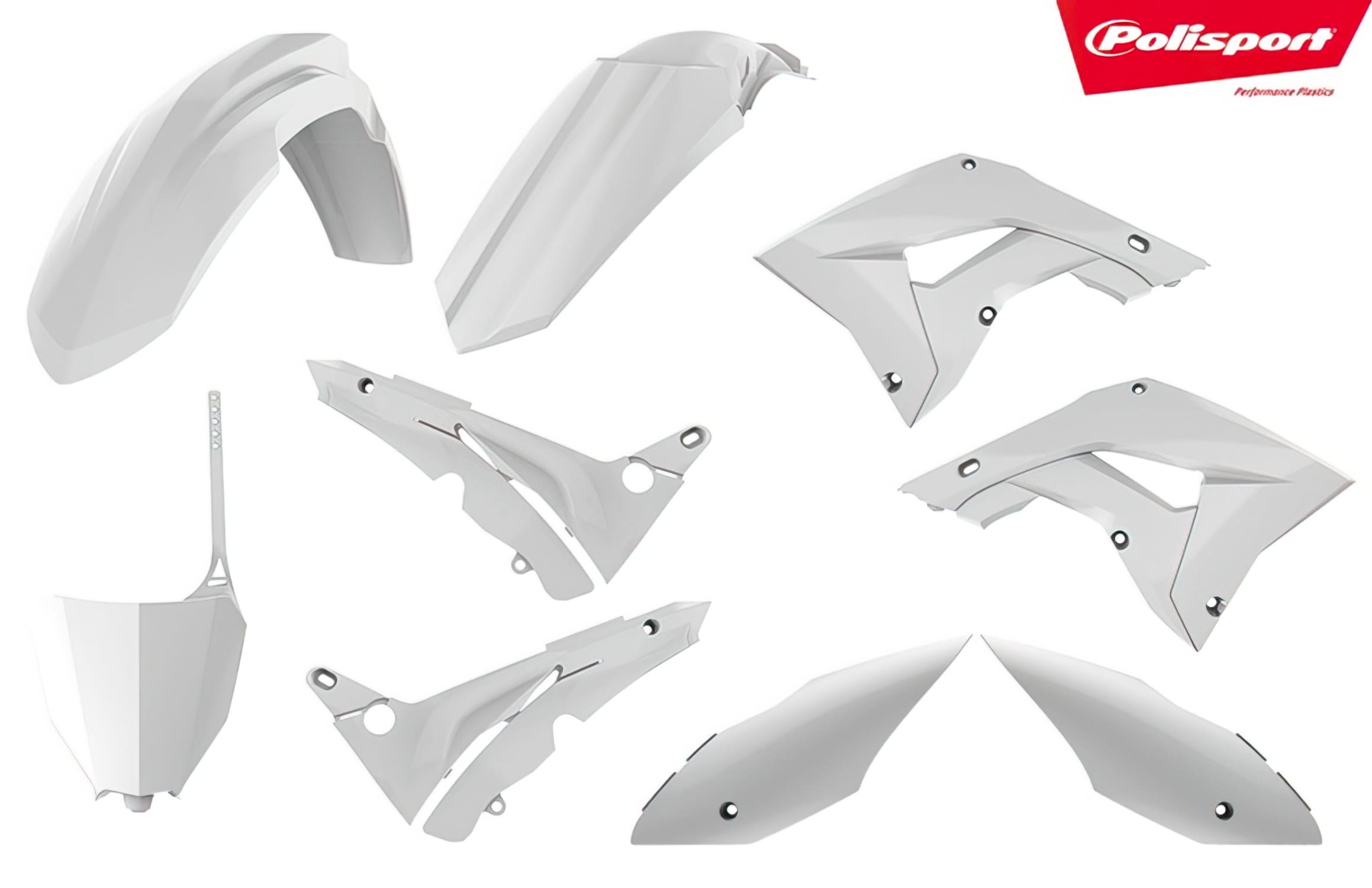 POL-90820 Kit Carena Polisport bianco Honda CR125 / 250R, COD: POL-90820