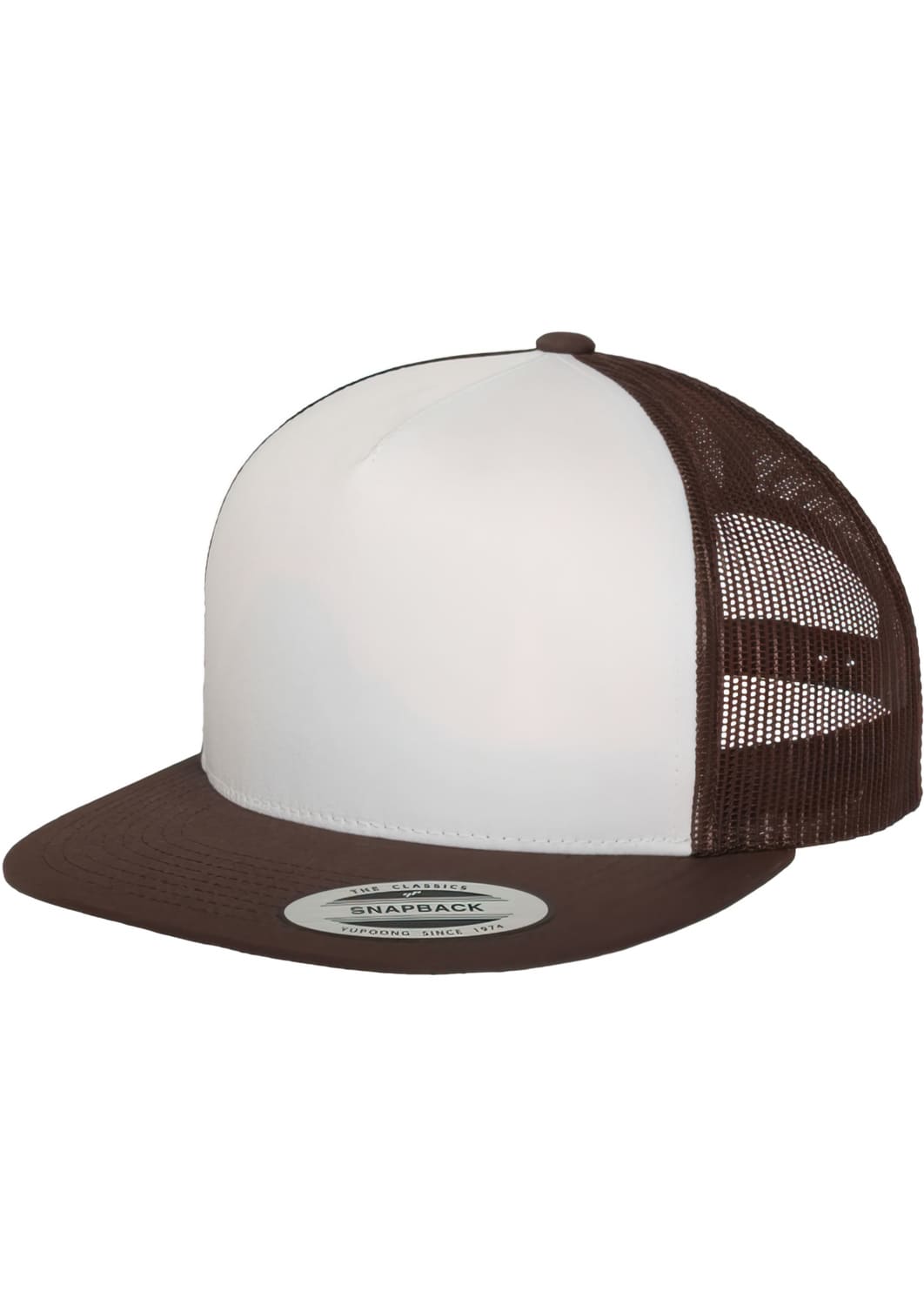FF-6006W-00495-0050 Cappellino trucker Classic Flexfit bruno/bianco/bruno