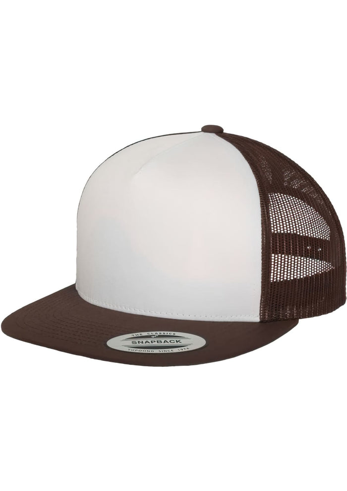 FF-6006W-00495-0050 Cappellino trucker Classic Flexfit bruno/bianco/bruno