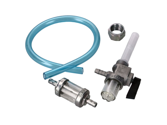 MOF-41894 Rubinetto benzina con sacca acqua, tubo + filtro Simson S50 / S51 / MZ ETZ / TS / Es, COD: MOF-41894