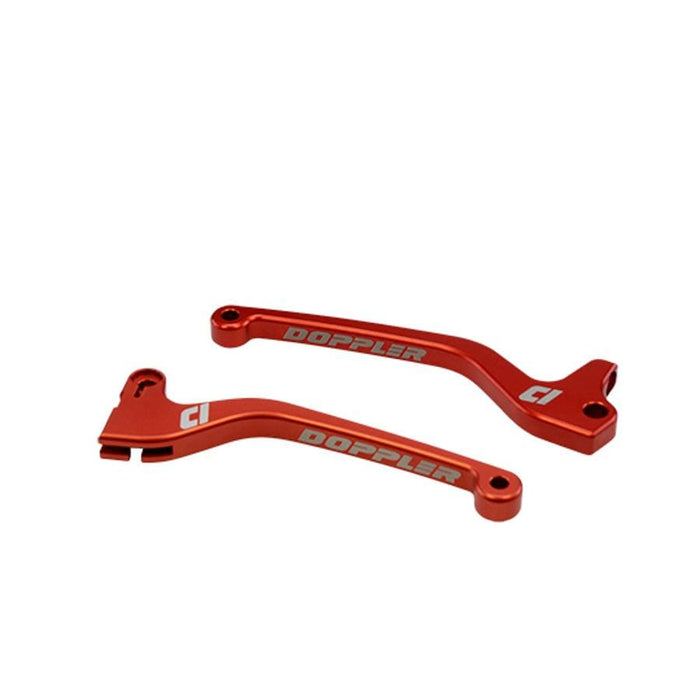 CGN503852 Leve freno x2 Doppler CNC Yamaha BW's / Slider rosso, COD: CGN503852