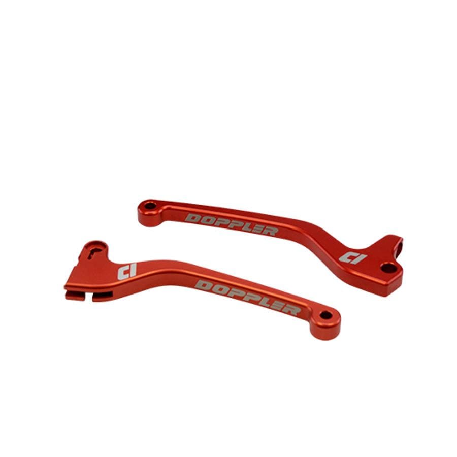 CGN503852 Leve freno x2 Doppler CNC Yamaha BW's / Slider rosso, COD: CGN503852