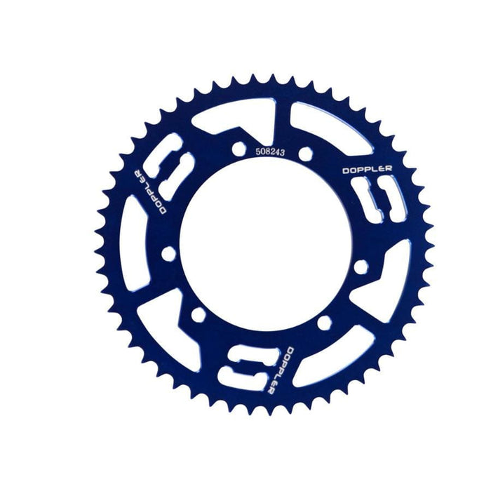 CGN508243 Corona 53 denti - 428 Doppler alluminio CNC blu Sherco Enduro 50, COD: CGN508243