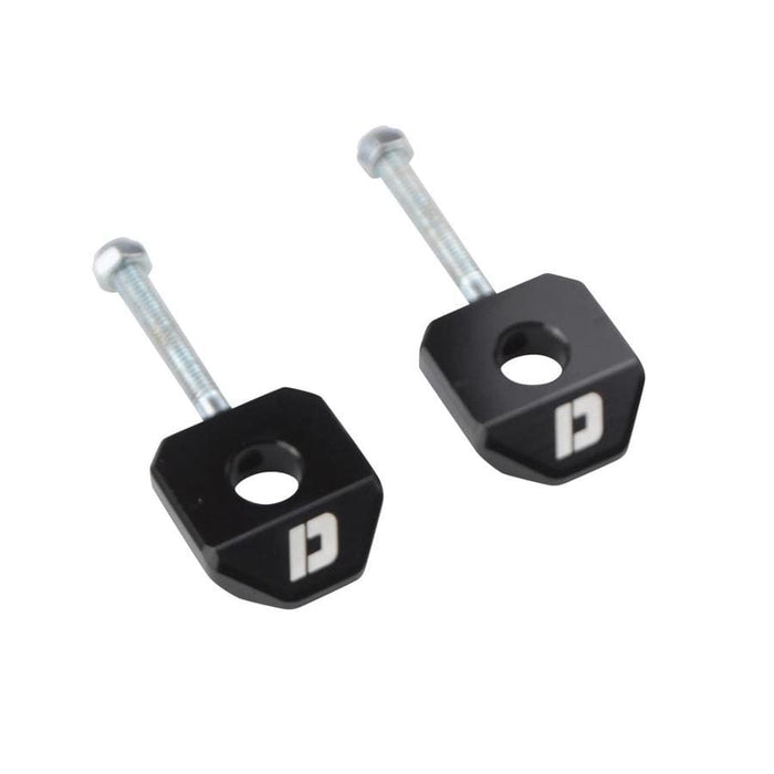 CGN508645 Tendicatena asse ruota 15mm Doppler Alu CNC nero Derbi / Gilera / Aprilia, COD: CGN508645