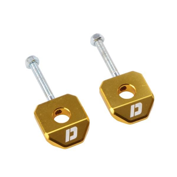 CGN508646 Tendicatena asse ruota 15mm Doppler Alu CNC oro Derbi / Gilera / Aprilia