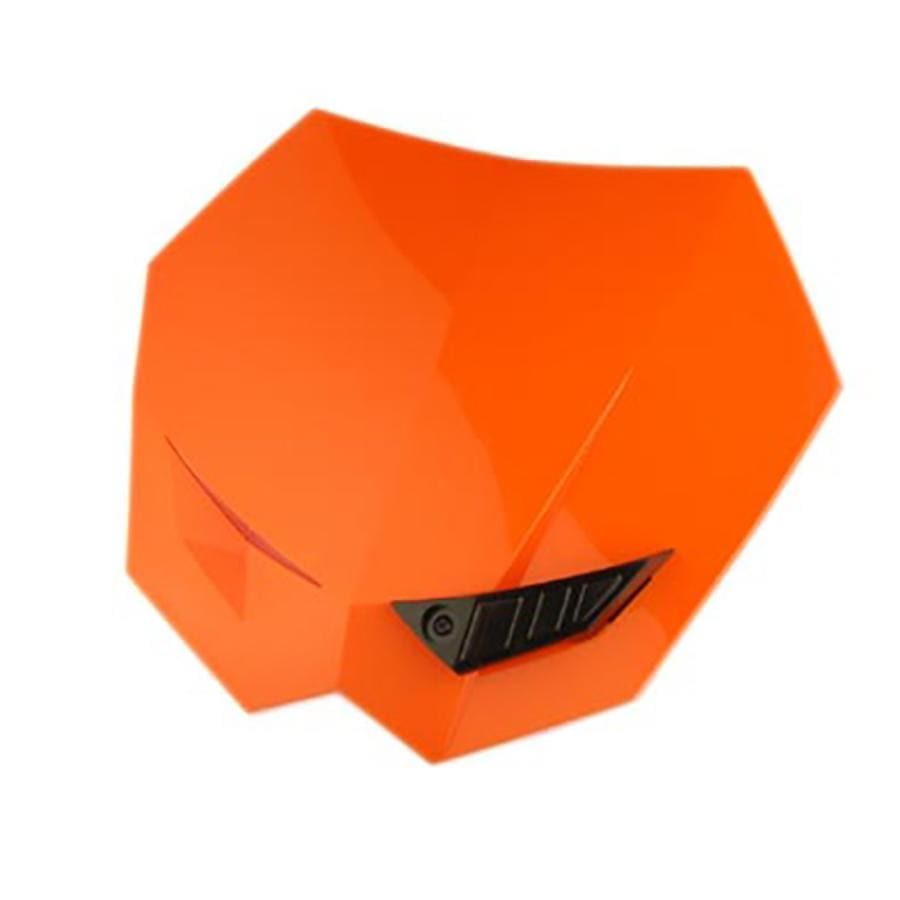 STR-599.50/OR Mascherina faro Motocross senza luce Orange