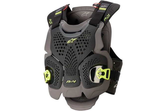 ALP27010979 Pettorina Alpinestars A4 Max nero / giallo XS/S - Billaricambi SRLS