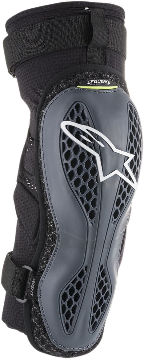 ALP27040485 Protezione ginocchio Alpinestars Sequence grigio / giallo XXL, COD: ALP27040485