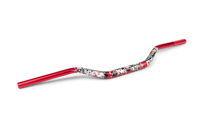 S6-197015/RE Manubrio Motocross Stage6 Fatbar Design 28,6mm rosso, COD: S6-197015/RE
