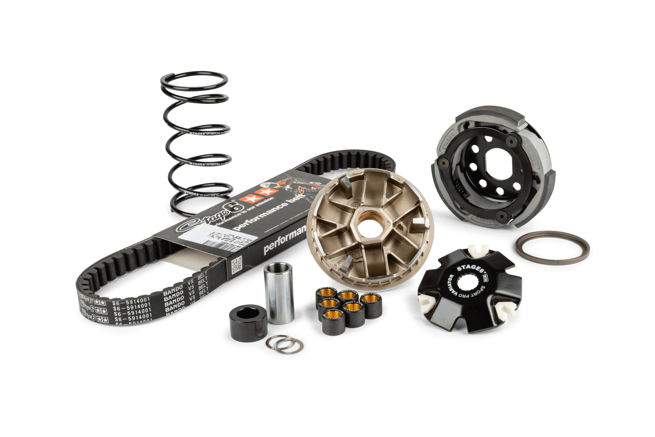S6-5814013 Stage6 Sport Pro variator / clutch kit Piaggio NRG / Typhoon after 1998