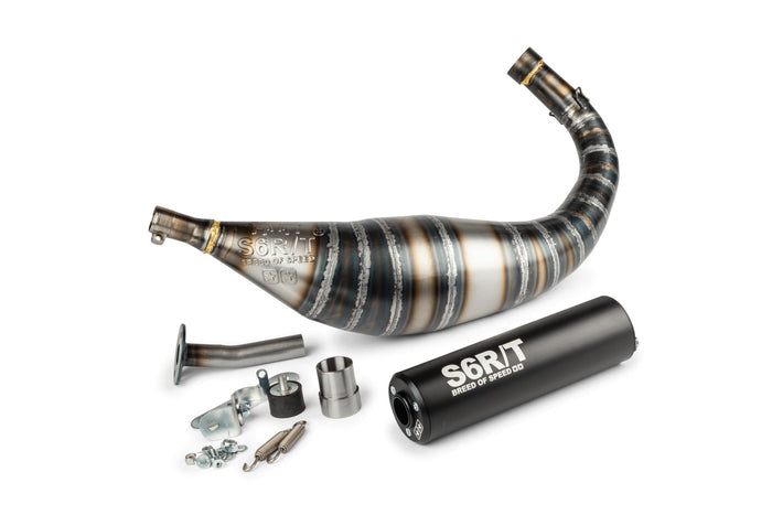 S6-96188851/BK Marmitta Stage6 R/T 80 - 90cc CNC Nero Minarelli AM6, COD: S6-96188851/BK