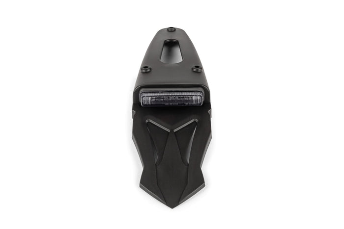 STR-542.90 Portatarga con fanalino fumato 6 LEDS Supermoto 50cc omologato CE, COD: STR-542.90
