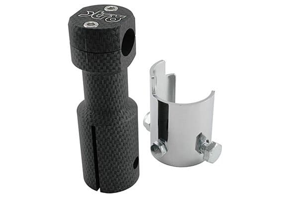 STR-005.03/CA STR8 Mozzo per Manubrio , Peugeot Speedfight / Trekker / Vivacity, reallook carbonio, COD: STR-005.03/CA