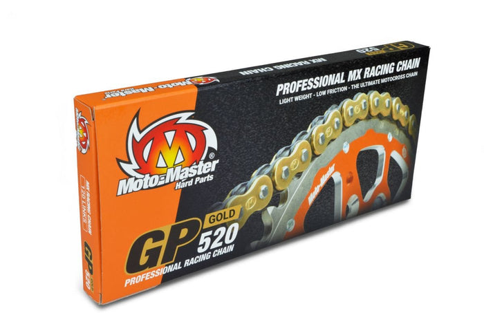 MMAST-12200451 Catena Moto Master GP-520 GOLD 120 maglie (clip links), COD: MMAST-12200451
