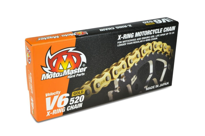 MMAST-12231558 Catena Moto Master X-Ring V6-520G 120 maglie (press links), COD: MMAST-12231558