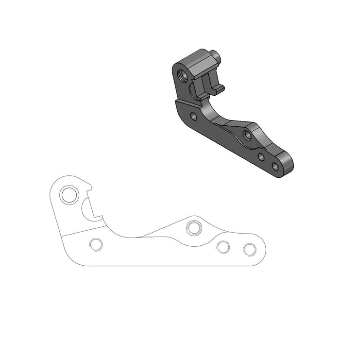 MMAST-17020134 Supporto pinza freno Moto Master 270mm KTM EXC fino 2009, COD: MMAST-17020134