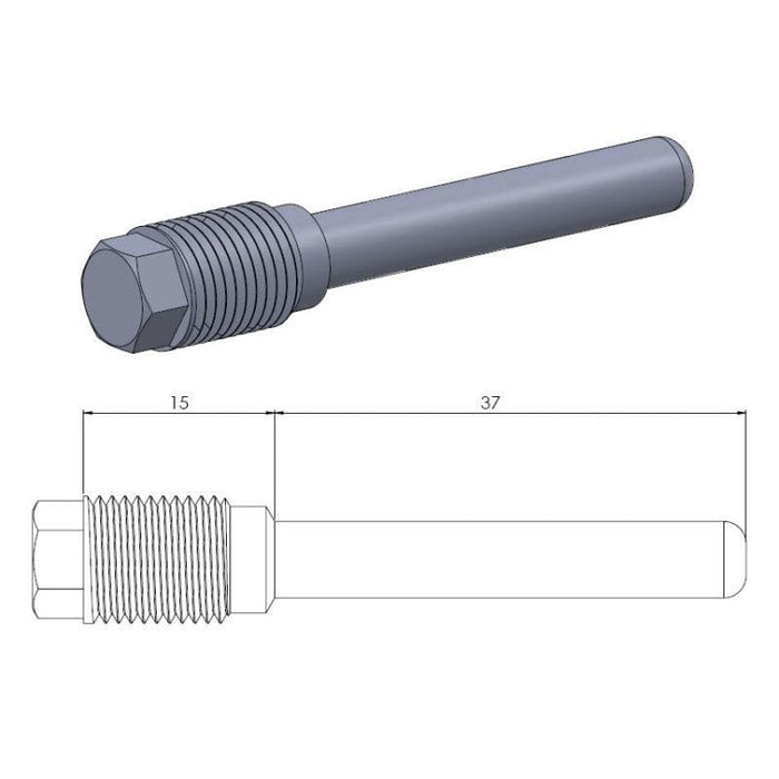 MMAST-17020368 Perno pastiglie freno anteriore Moto Master Beta / Honda / Suzuki / Kawasaki / Yamaha