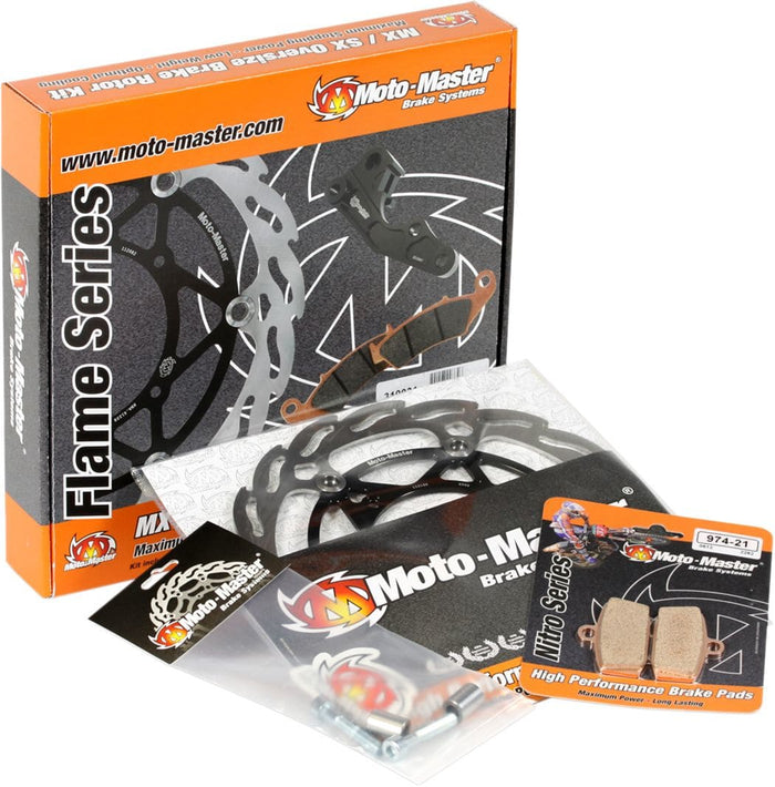MMAST-17040412 Kit freno Oversize 220 mm Moto Master Flame frein posteriore SX / TC 85, COD: MMAST-17040412