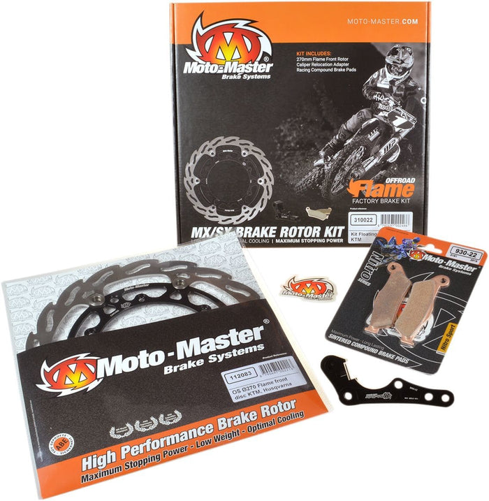 MMAST-17040475 Kit freno Oversize Moto Master 270mm Husqvarna CR / WR, COD: MMAST-17040475