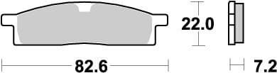 MMAST-17211860 Pastiglie freno anteriore Moto Master Nitro YZ 85, COD: MMAST-17211860