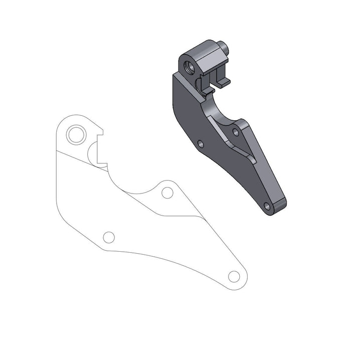 MMAST-17420336 Supporto pinza freno Moto Master Street CR / CRF 2004 - 2014, COD: MMAST-17420336