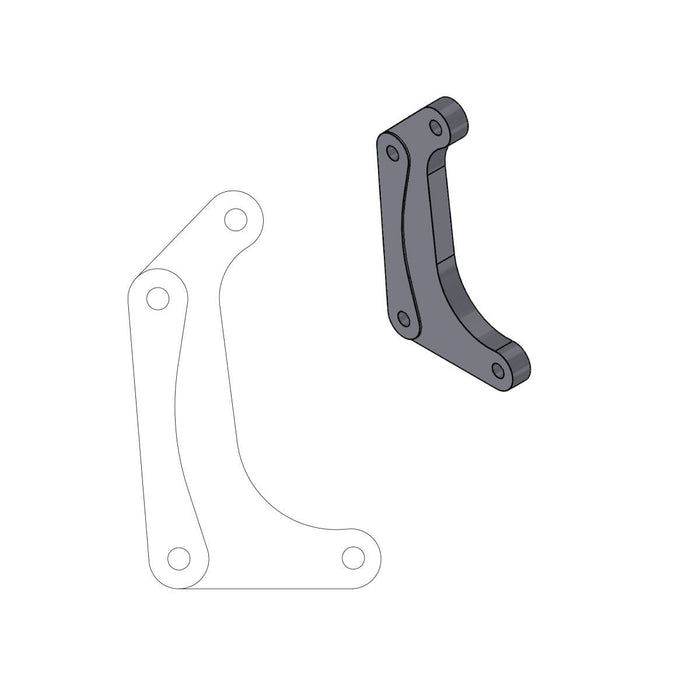 MMAST-17420348 Supporto pinza freno Moto Master Racing WRF dopo 2017 / YZF dopo 2007, COD: MMAST-17420348