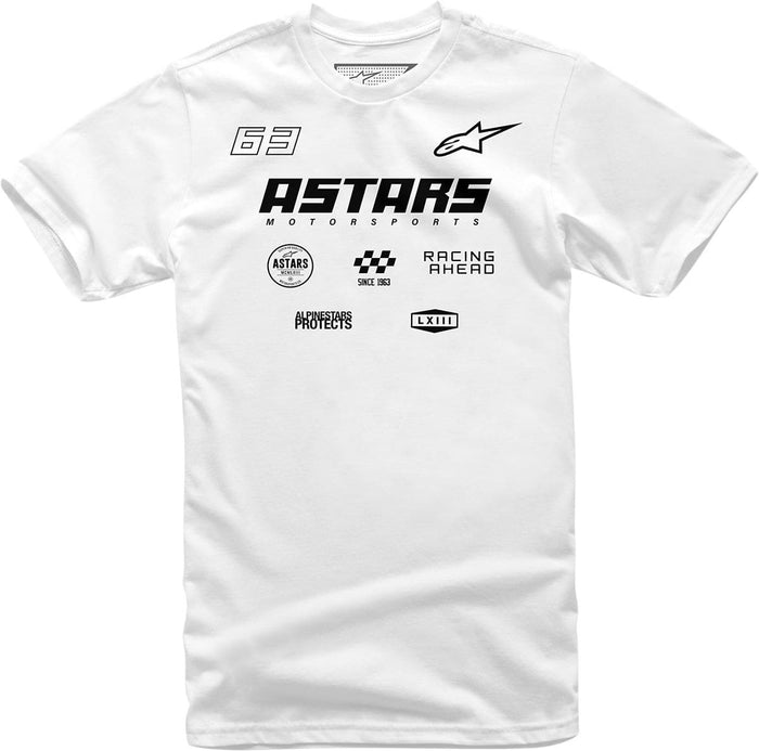 ALP303020920 T-shirt Alpinestars Multi Race bianco 2XL
