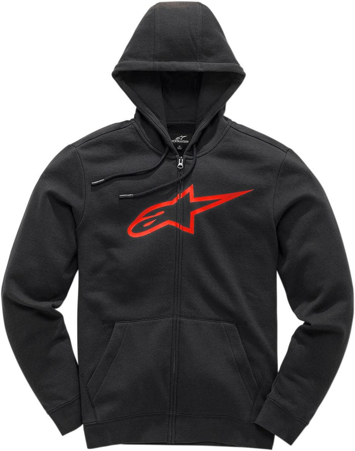 ALP30505301 Hoody Alpinestars Age2 Zip nero/rosso XL