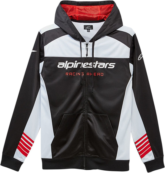 ALP30505368 Hoody con zip Alpinestars Session II nero/bianco 2XL