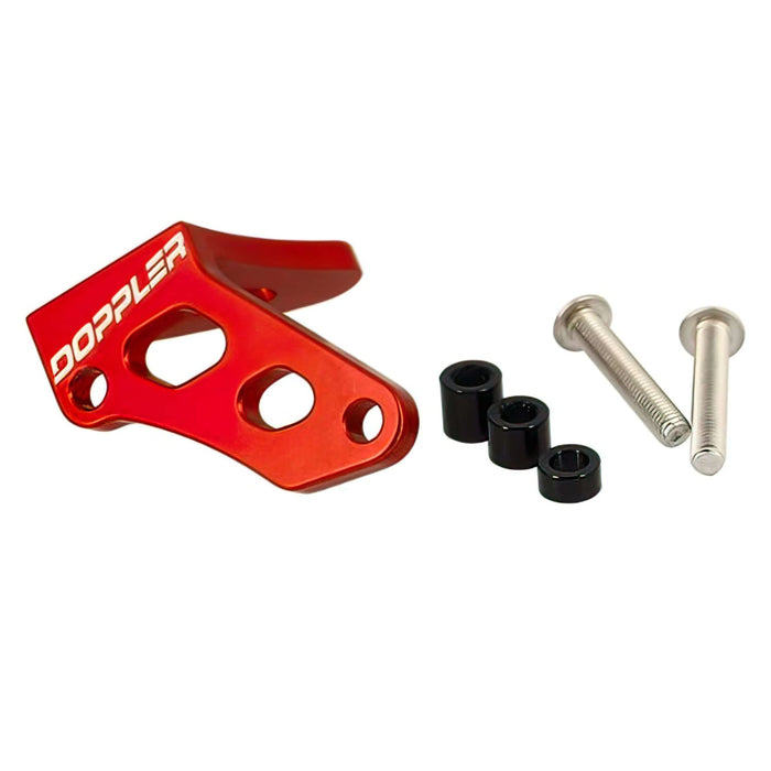 CGN511492 Protezione levetta frizione Doppler alluminio rosso Minarelli AM6, COD: CGN511492