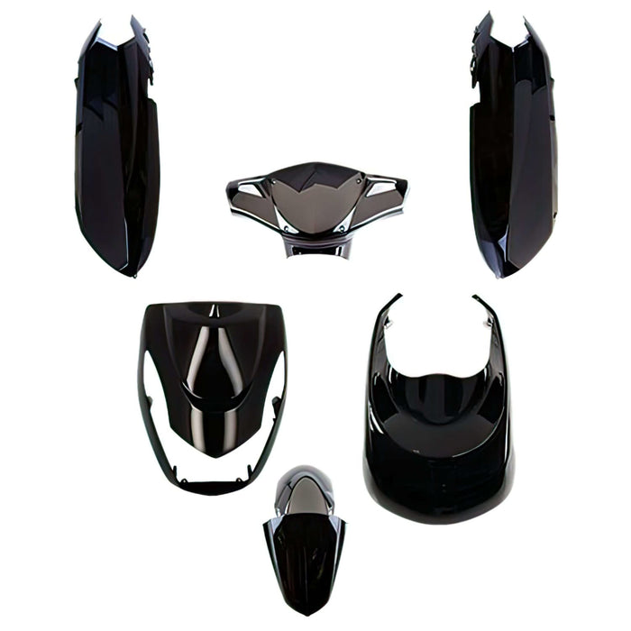 CGN512737 Kit carena 6 pezzi nero metallico Peugeot Kisbee