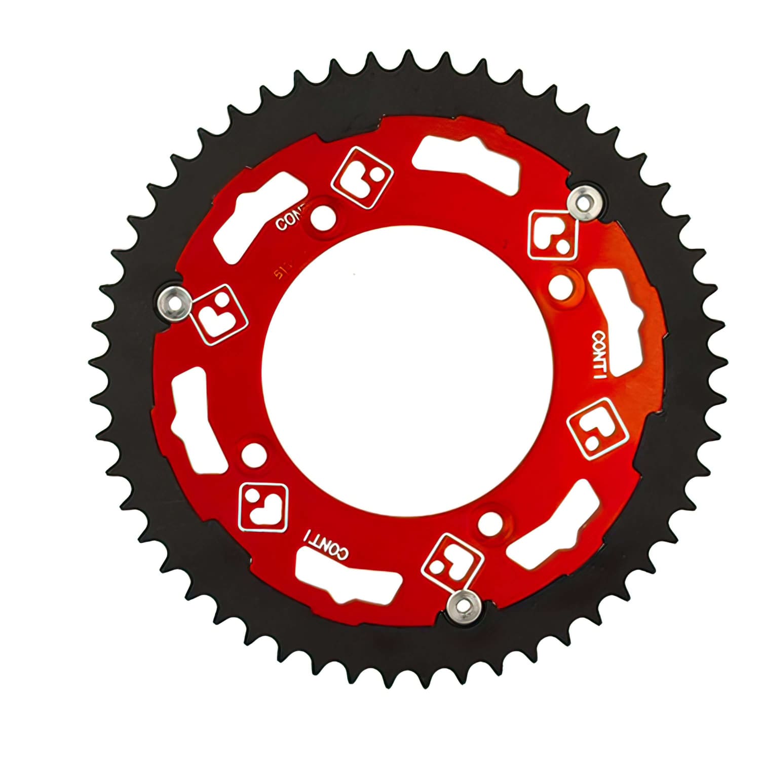CGN513620 Corona bimetallo rosso 53 denti - 428 Conti CHR Beta RR, COD: CGN513620