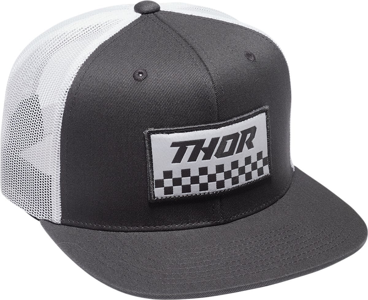 TH25013673 Thor Checker Cap Grey/White
