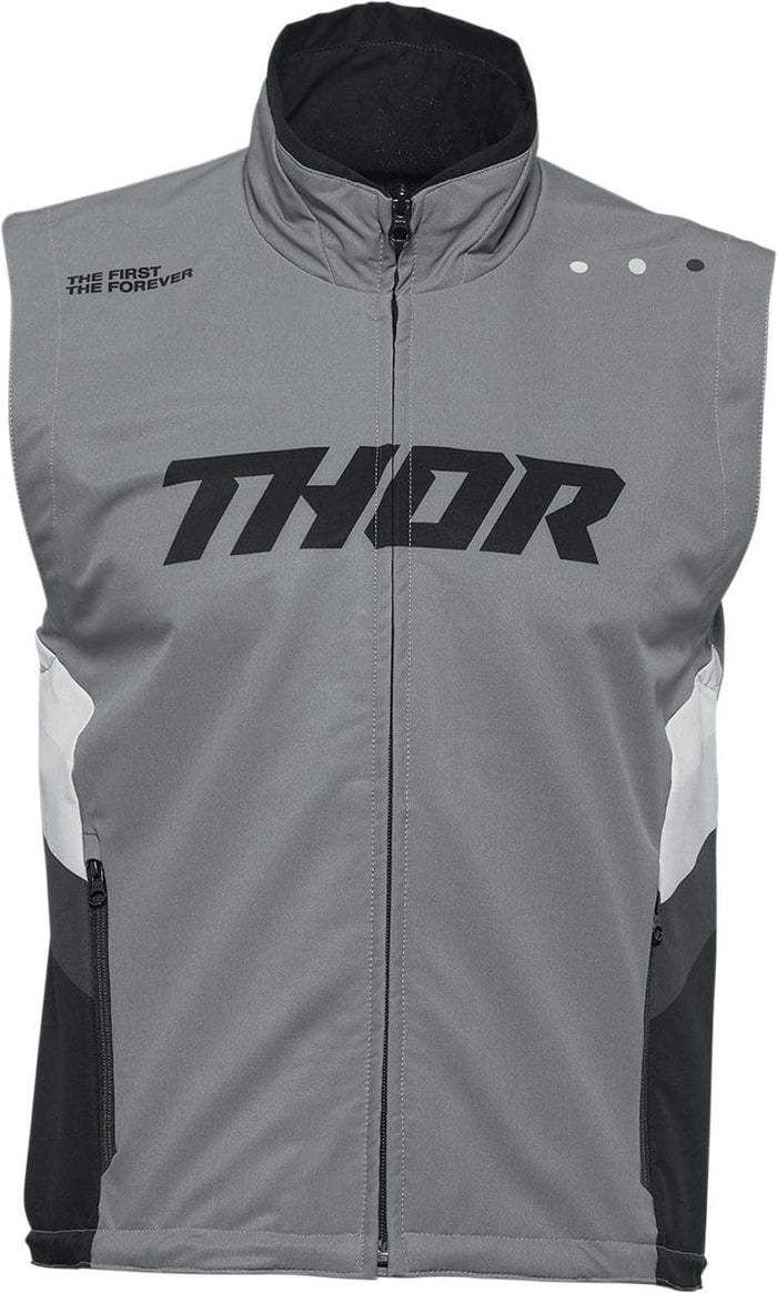 TH28300600 Gilet Warmup Thor grigio/nero 3XL