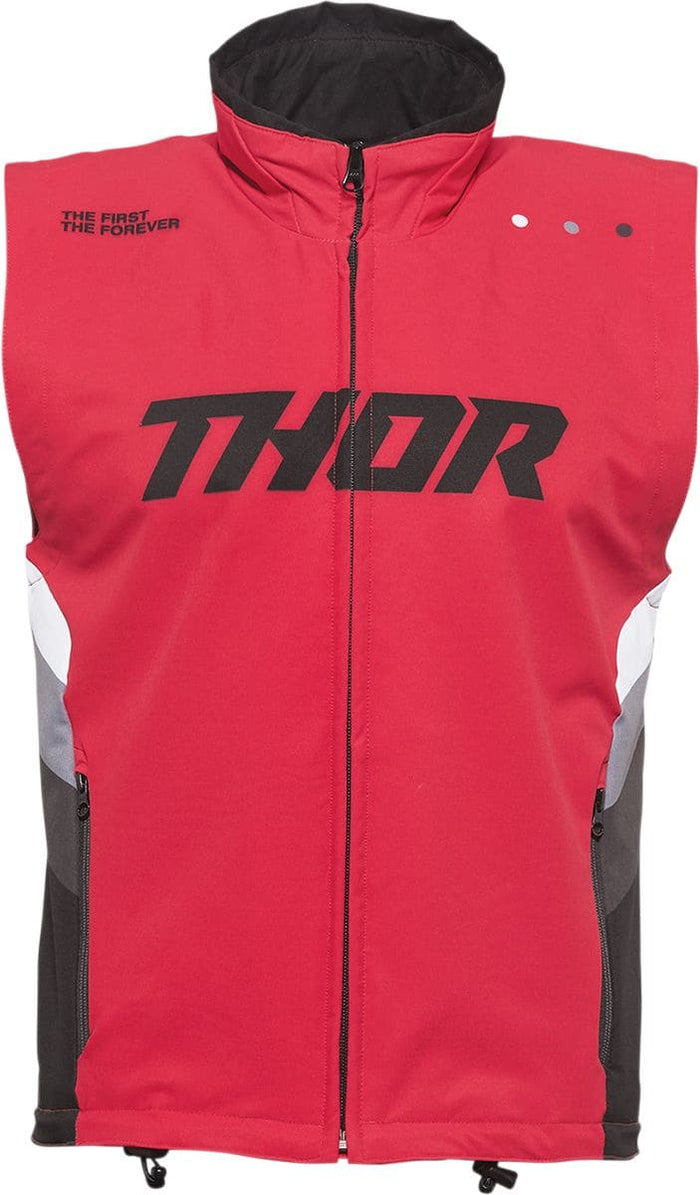 TH28300594 Gilet Warmup Thor rosso/nero 3XL