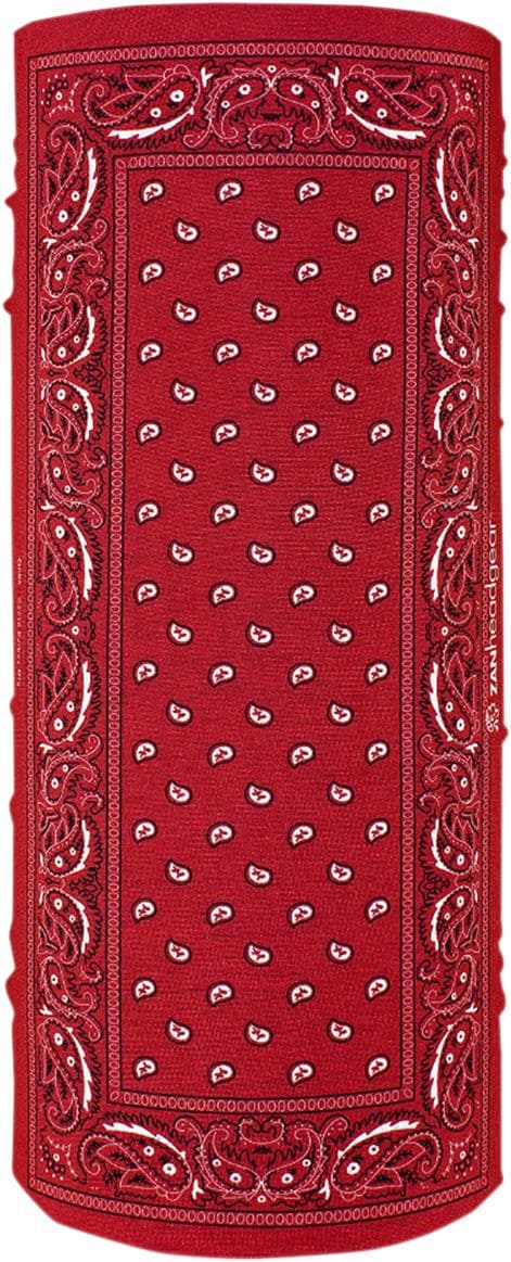 ZAN25020055 Tubo collo Motley Tube Zanheadgear Paisley Red