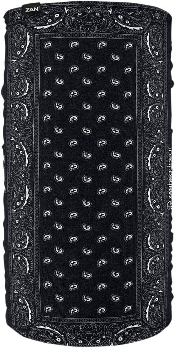 ZAN25020074 Tubo collo Motley Tube Zanheadgear rivestito micropile Paisley Black