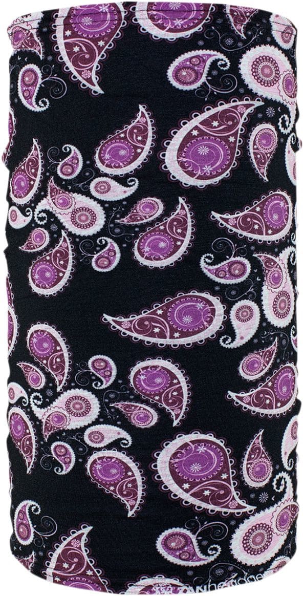 ZAN25020077 Tubo collo Motley Tube Zanheadgear rivestito micropile Paisley Purple