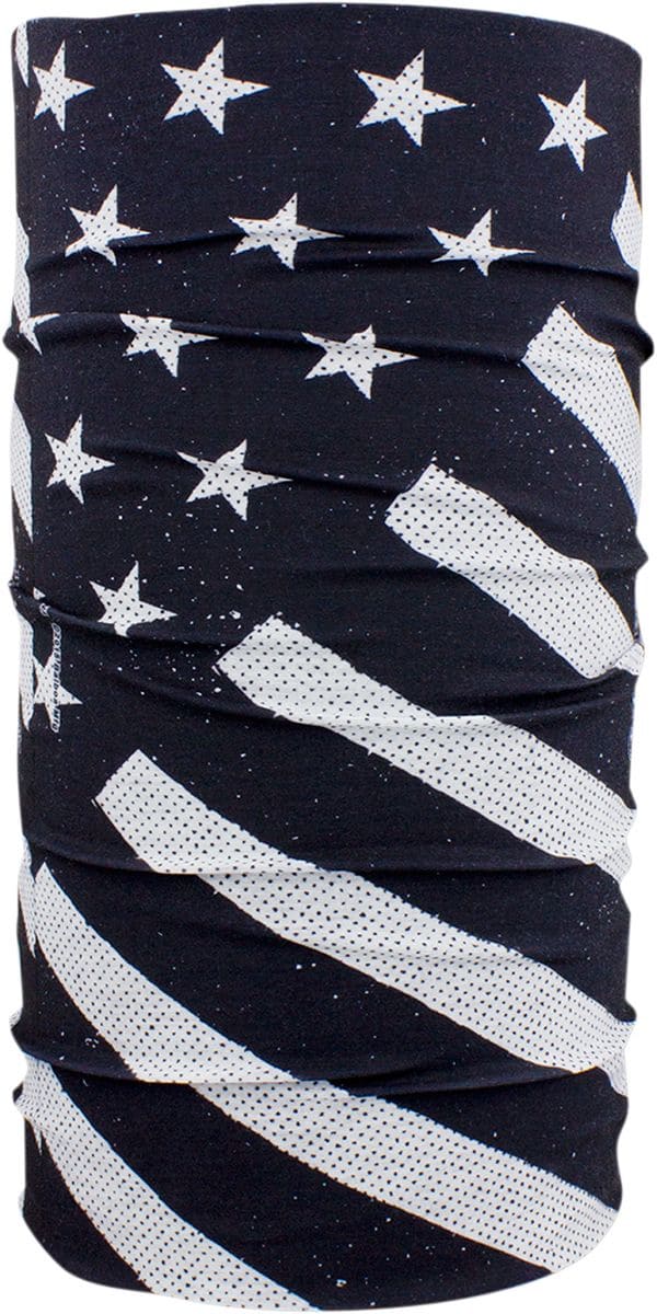 ZAN25020121 Tubo collo Motley Tube Zanheadgear Flag Black/White
