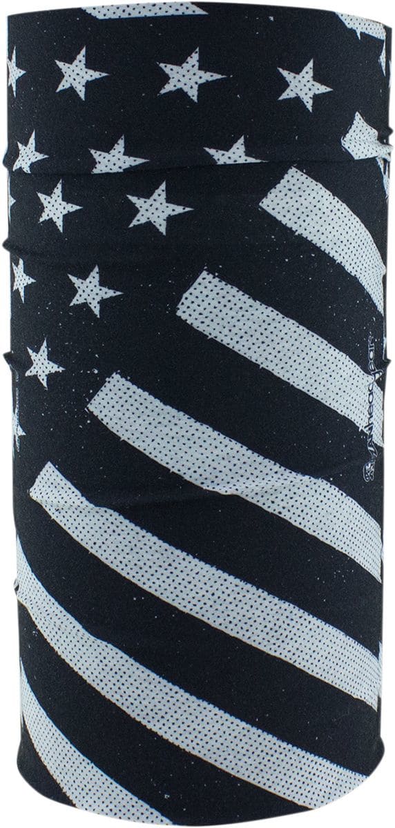 ZAN25020124 Tubo collo Motley Tube Zanheadgear rivestito micropile Flag Black/White