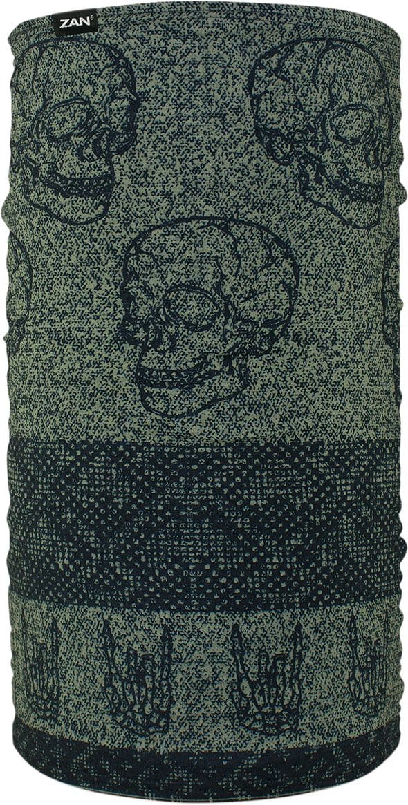 ZAN25020157 Tubo collo Motley Tube Zanheadgear rivestito micropile Skullfair