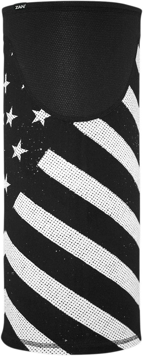 ZAN25020225 Tubo collo Zanheadgear antivento Flag Black/White